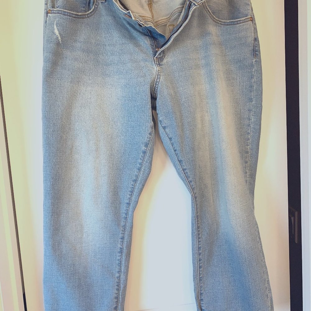 Women’s Sonoma Jeans 18 Blue Girlfriend Light Wash Stretch